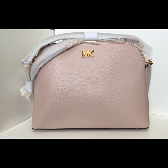 Michael Kors Crossgrain Leather Dome Crossbody - Picture 1 of 6